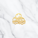 Lily of the Valley Charm - High Quality, Affordable, Whimsical, Hand Drawn Individual Charms for a Custom Locket - July Birthday Gift - Available in Gold and Silver - Made in USA - Brevity Jewelry