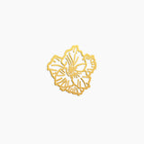 Gladiolus Charm - High Quality, Affordable, Whimsical, Hand Drawn Individual Charms for a Custom Locket - August Birthday Gift - Available in Gold and Silver - Made in USA - Brevity Jewelry