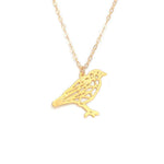 Bird Necklace - Wireframe Origami - High Quality, Affordable Necklace - Available in Gold and Silver - Made in USA - Brevity Jewelry