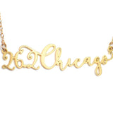 26.2 Chicago Marathon Necklace - High Quality, Affordable Necklace - Available in Gold and Silver - Made in USA - Brevity Jewelry - Perfect Gift For Runners