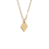 Small Diamond Necklace - High Quality, Affordable Necklace - Available in Gold and Silver - Made in USA - Brevity Jewelry