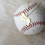 Custom Dog Love Necklace - Your Pet's Name On A Necklace - High Quality, Affordable, Personalized Necklace - Available in Gold and Silver - Made in USA - Brevity Jewelry - The Pefect Gift