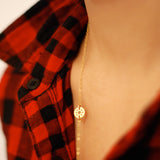 Horo 5 Necklace - High Quality, Affordable Necklace - Classic and Elegant - Clock Hand Design - Available in Gold and Silver - Made in USA - Brevity Jewelry