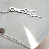 Horo 6 Necklace - High Quality, Affordable Necklace - Classic and Elegant - Clock Hand Design - Available in Gold and Silver - Made in USA - Brevity Jewelry