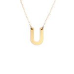 Small Horseshoe Necklace - High Quality, Affordable Necklace - Available in Gold - Made in USA - Brevity Jewelry