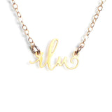 Ilu Necklace - Texting Necklaces - High Quality, Affordable Necklace - Available in Gold and Silver - Made in USA - Brevity Jewelry