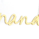 Nana Necklace - High Quality, Affordable, Hand Written, Self Love Word Necklace - Available in Gold and Silver - Small and Large Sizes - Made in USA - Brevity Jewelry - Gift for Grandma.