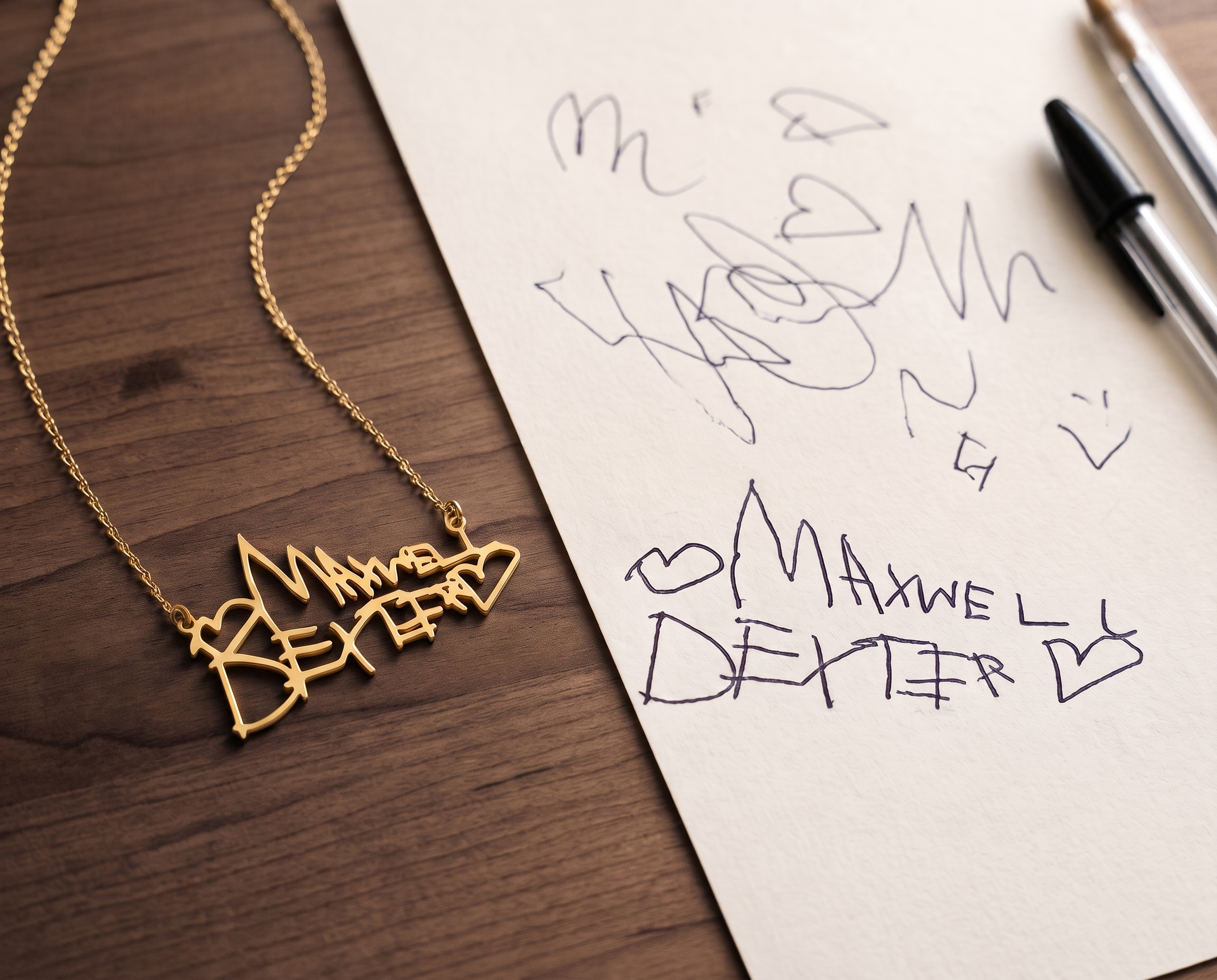 Why Children's Handwriting Jewelry Becomes More Meaningful Every Year