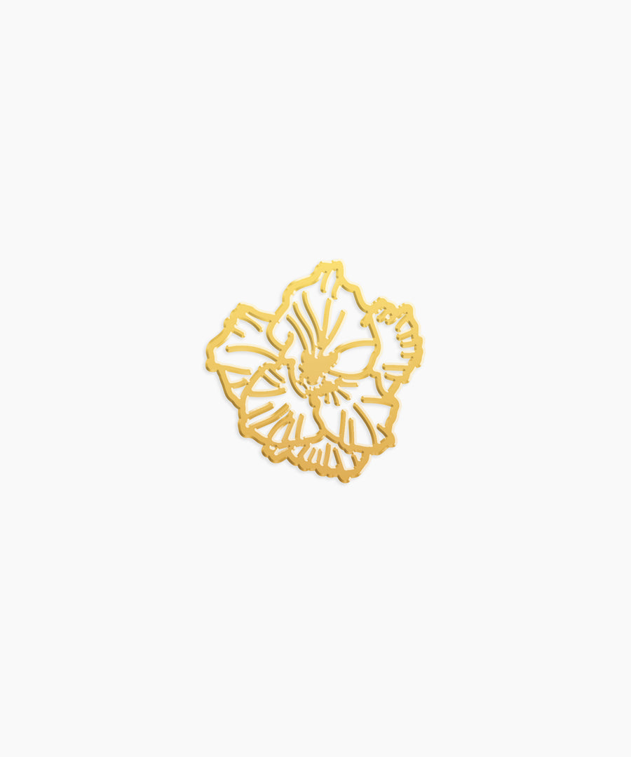 Gladiolus Charm - High Quality, Affordable, Whimsical, Hand Drawn Individual Charms for a Custom Locket - August Birthday Gift - Available in Gold and Silver - Made in USA - Brevity Jewelry