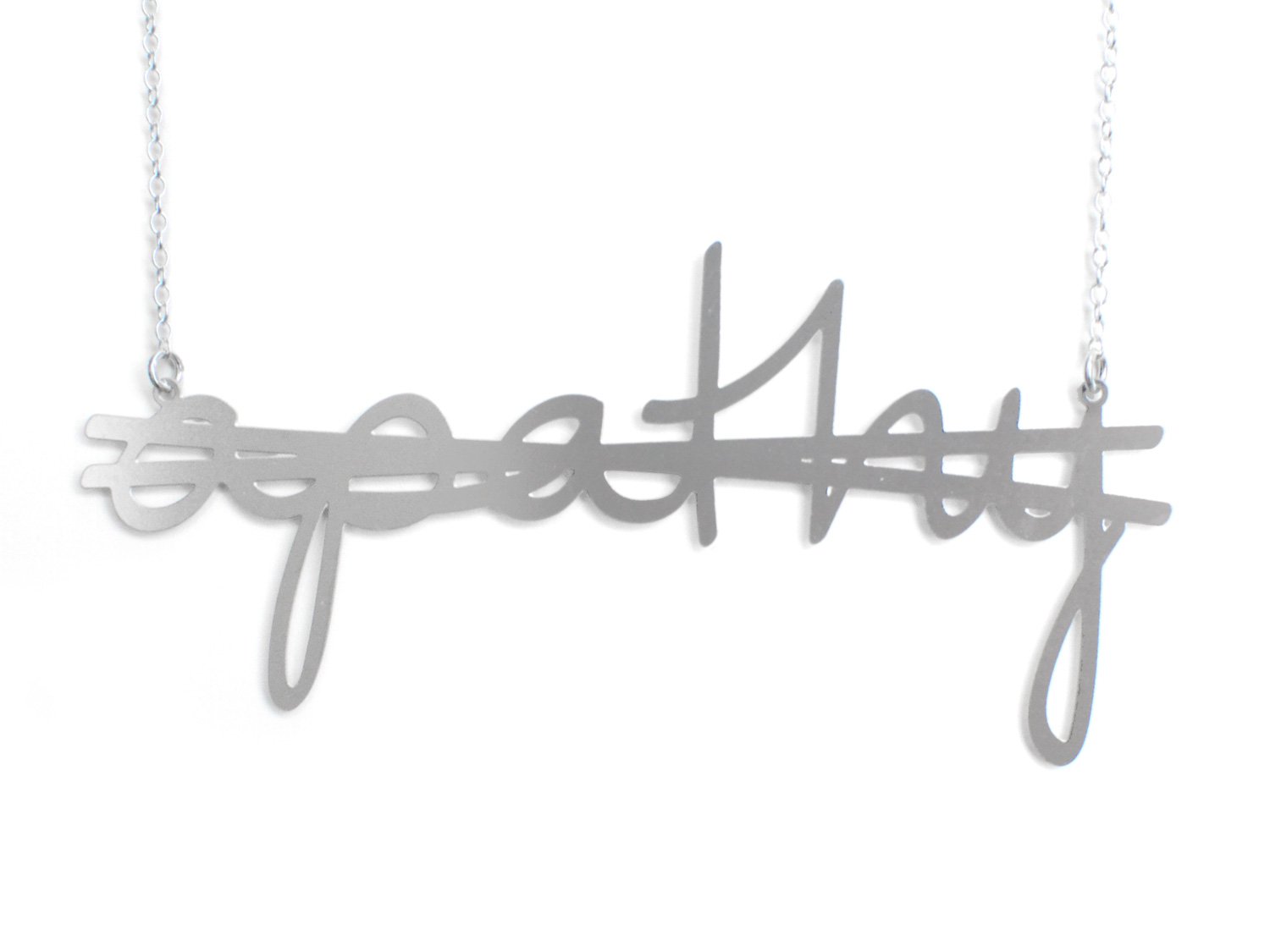 Crossout Apathy - XX {{ product.type }} - Brevity Jewelry - Made in USA - Affordable gold and silver necklaces