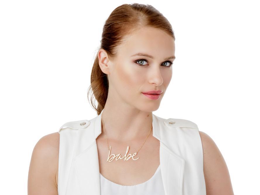 Babe  - Brevity Jewelry - Made in USA - Affordable gold and silver necklaces