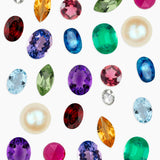 Individual Birthstone Charms for a Custom Locket - High Quality, Affordable Garnet, Amethyst, Aquamarine, Diamond, Emerald, Pearl, Ruby, Peridot, Sapphire, Tourmaline, Citrine, Tanzanite - Brevity Jewelry