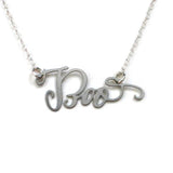 Boo Necklace - High Quality, Affordable, Endearment Nickname Necklace - Available in Gold and Silver - Made in USA - Brevity Jewelry