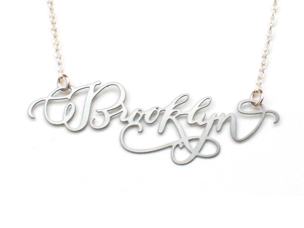 Brooklyn  - Brevity Jewelry - Made in USA - Affordable gold and silver necklaces