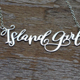 Custom Calligraphy Phrase Necklace - Your Phrase Handwritten By A Calligrapher - High Quality, Affordable, One-of-a-kind, Personalized Necklace - Available in Gold and Silver - Made in USA - Brevity Jewelry - The Pefect Gift