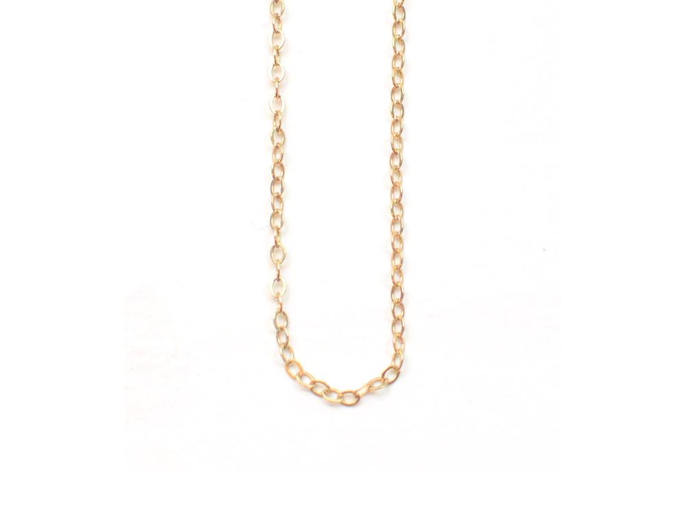 Chain length upgrade in gold by Brevity Jewelry
