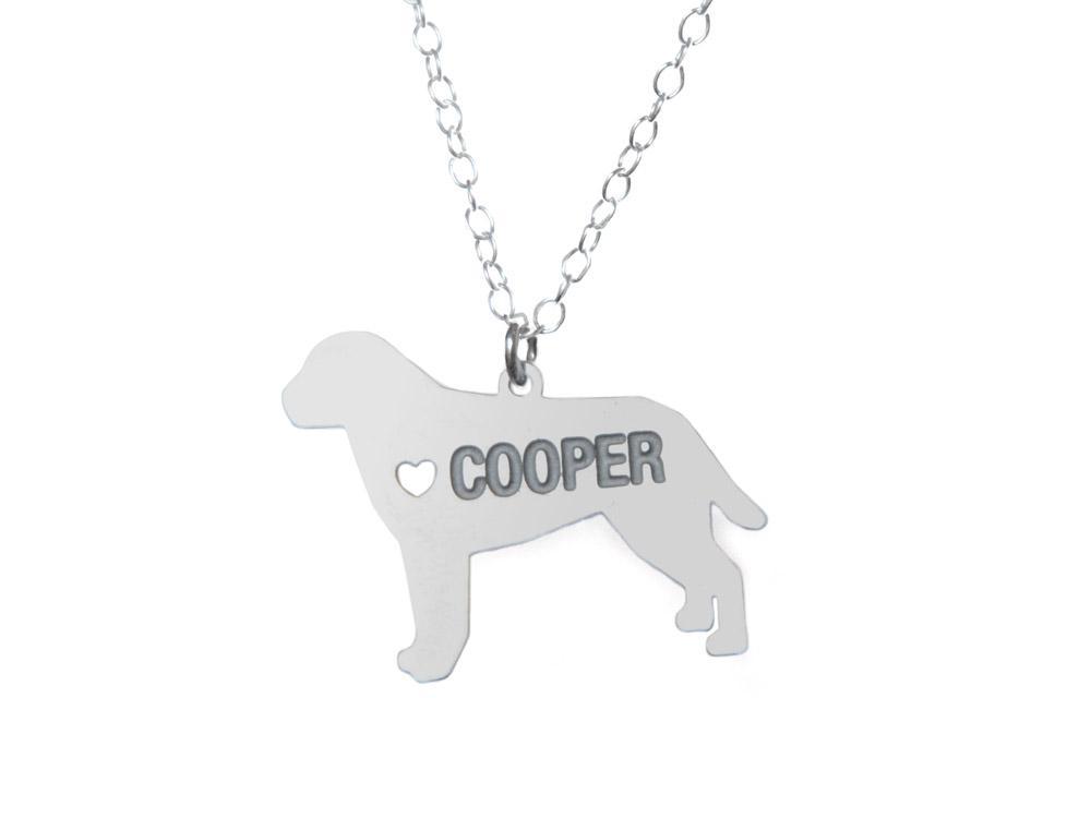 Custom Dog Love {{ product.type }} - Brevity Jewelry - Made in USA - Affordable gold and silver necklaces