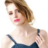 Elephant Necklace - Wireframe Origami - High Quality, Affordable Necklace - Available in Gold and Silver - Made in USA - Brevity Jewelry