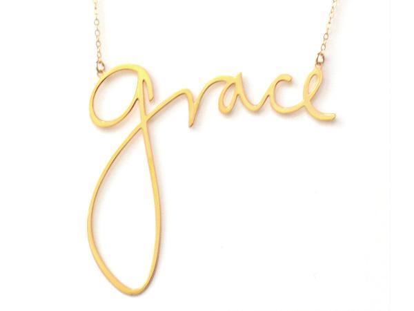 Grace {{ product.type }} - Brevity Jewelry - Made in USA - Affordable gold and silver necklaces