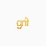 Grit Word Charm - High Quality, Affordable, Empowering, Self Love, Mantra Individual Charm for a Custom Locket - Available in Gold and Silver - Made in USA - Brevity Jewelry