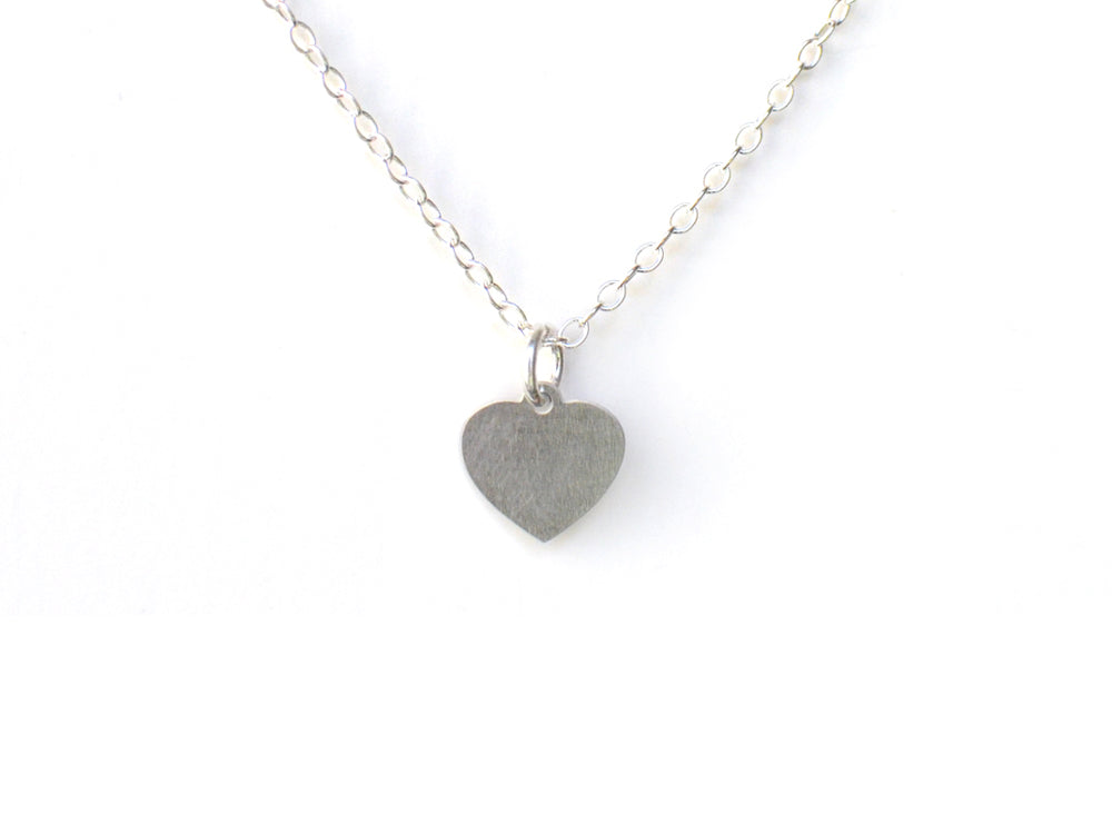 Heart Necklace -  High Quality, Affordable, Self Love Necklace - Available in Gold and Silver - Made in USA - Brevity Jewelry