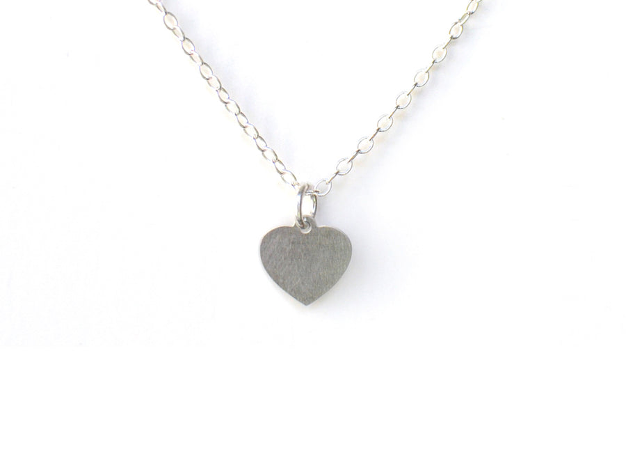 Heart Necklace -  High Quality, Affordable, Self Love Necklace - Available in Gold and Silver - Made in USA - Brevity Jewelry