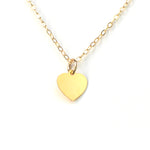Heart Necklace -  High Quality, Affordable, Self Love Necklace - Available in Gold and Silver - Made in USA - Brevity Jewelry