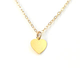 Heart Necklace -  High Quality, Affordable, Self Love Necklace - Available in Gold and Silver - Made in USA - Brevity Jewelry