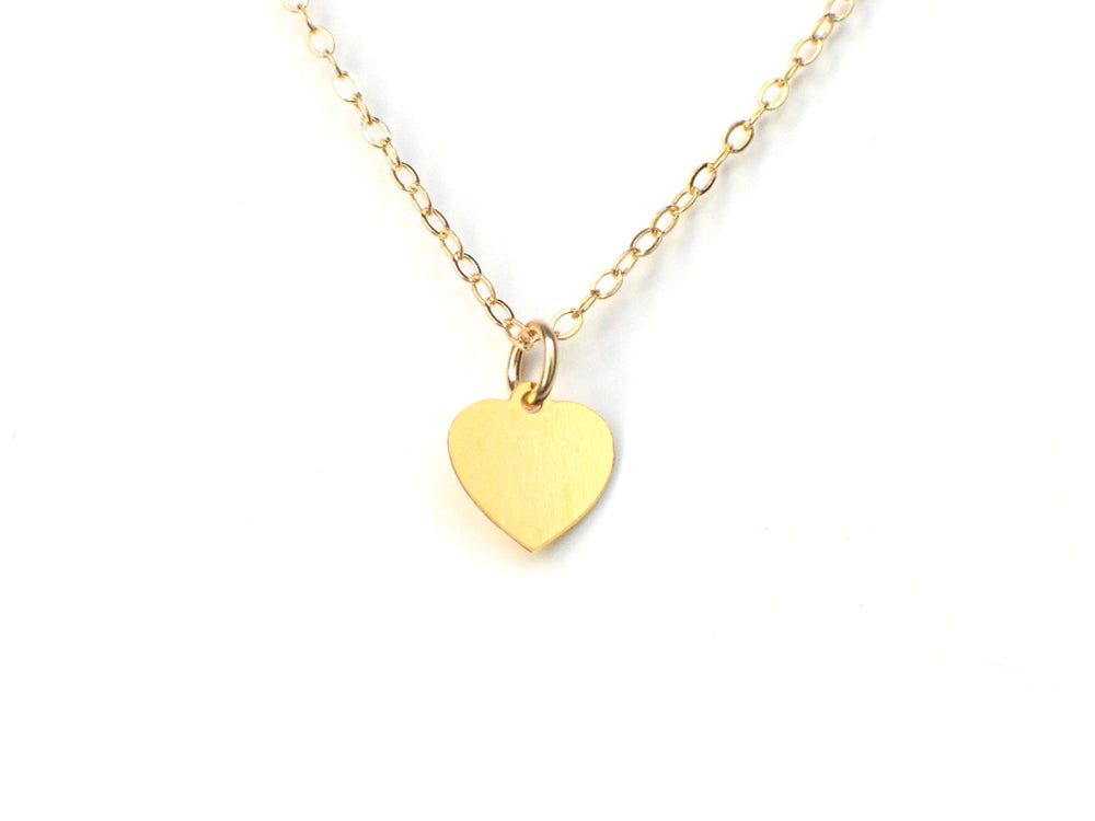 Heart Necklace -  High Quality, Affordable, Self Love Necklace - Available in Gold and Silver - Made in USA - Brevity Jewelry