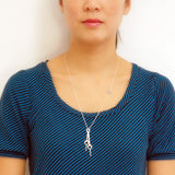Horo 4 Necklace - High Quality, Affordable Necklace - Classic and Elegant - Clock Hand Design - Available in Gold and Silver - Made in USA - Brevity Jewelry