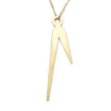Horo 8 Necklace - High Quality, Affordable Necklace - Classic and Elegant - Clock Hand Design - Available in Gold and Silver - Made in USA - Brevity Jewelry