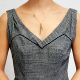 Horo 8 Necklace - High Quality, Affordable Necklace - Classic and Elegant - Clock Hand Design - Available in Gold and Silver - Made in USA - Brevity Jewelry