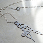 Horo 9 Necklace - High Quality, Affordable Necklace - Classic and Elegant - Clock Hand Design - Available in Gold and Silver - Made in USA - Brevity Jewelry