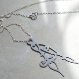 Horo 9 Necklace - High Quality, Affordable Necklace - Classic and Elegant - Clock Hand Design - Available in Gold and Silver - Made in USA - Brevity Jewelry