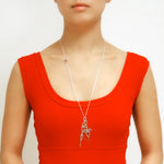 Horo 9 Necklace - High Quality, Affordable Necklace - Classic and Elegant - Clock Hand Design - Available in Gold and Silver - Made in USA - Brevity Jewelry