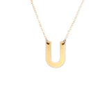 Small Horseshoe Necklace - High Quality, Affordable Necklace - Available in Gold - Made in USA - Brevity Jewelry