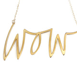 Wow - Large Necklace - Brevity Jewelry - Made in USA - Affordable Gold and Silver Jewelry