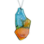 Ink Wash 1 Necklace - Brevity Jewelry - Made in USA - Affordable Gold and Silver Jewelry