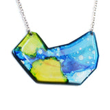 Ink Wash 3 Necklace - Brevity Jewelry - Made in USA - Affordable Gold and Silver Jewelry