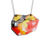 Ink Wash 7 Necklace - Brevity Jewelry - Made in USA - Affordable Gold and Silver Jewelry