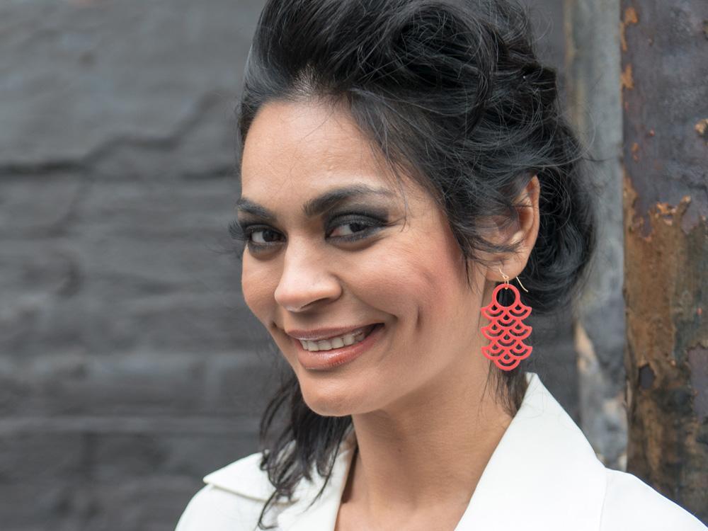 Lantern Earrings  - Brevity Jewelry - Made in USA - Affordable gold and silver necklaces