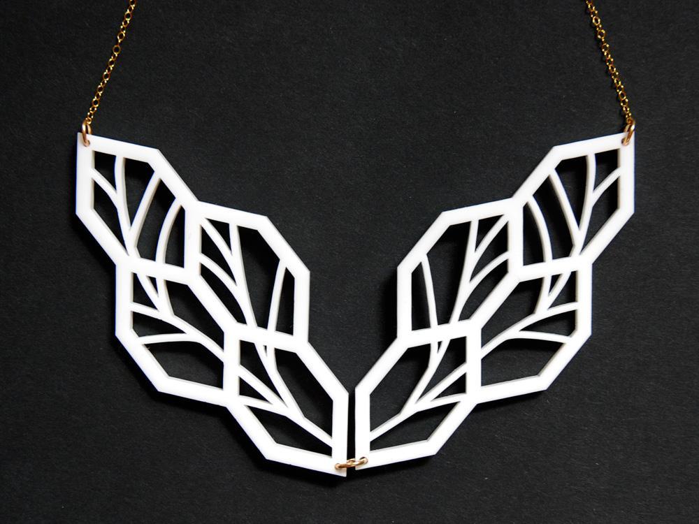 Leaf  - Brevity Jewelry - Made in USA - Affordable gold and silver necklaces