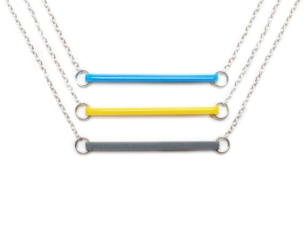 Lines  - Brevity Jewelry - Made in USA - Affordable gold and silver necklaces