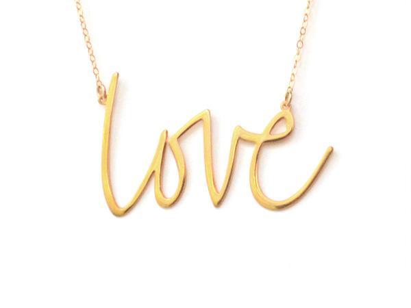Love {{ product.type }} - Brevity Jewelry - Made in USA - Affordable gold and silver necklaces