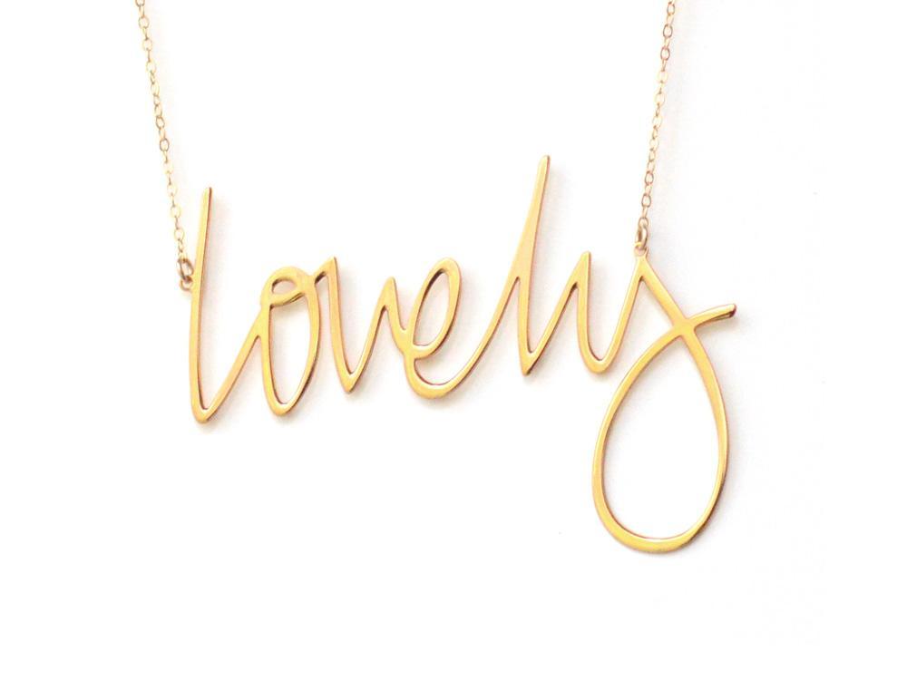 Lovely {{ product.type }} - Brevity Jewelry - Made in USA - Affordable gold and silver necklaces
