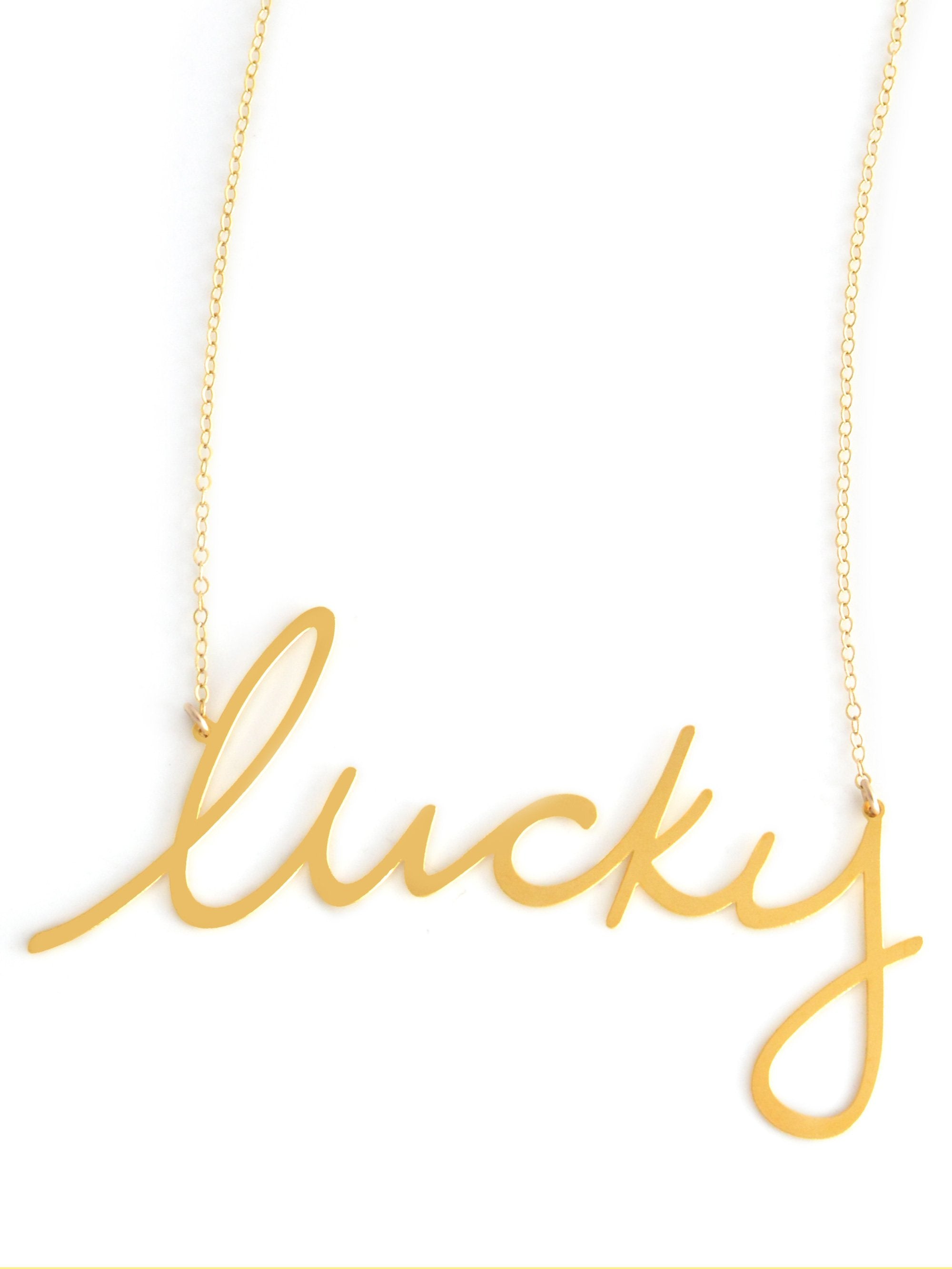 Lucky Necklace - Brevity Jewelry - Self Love - USA Made