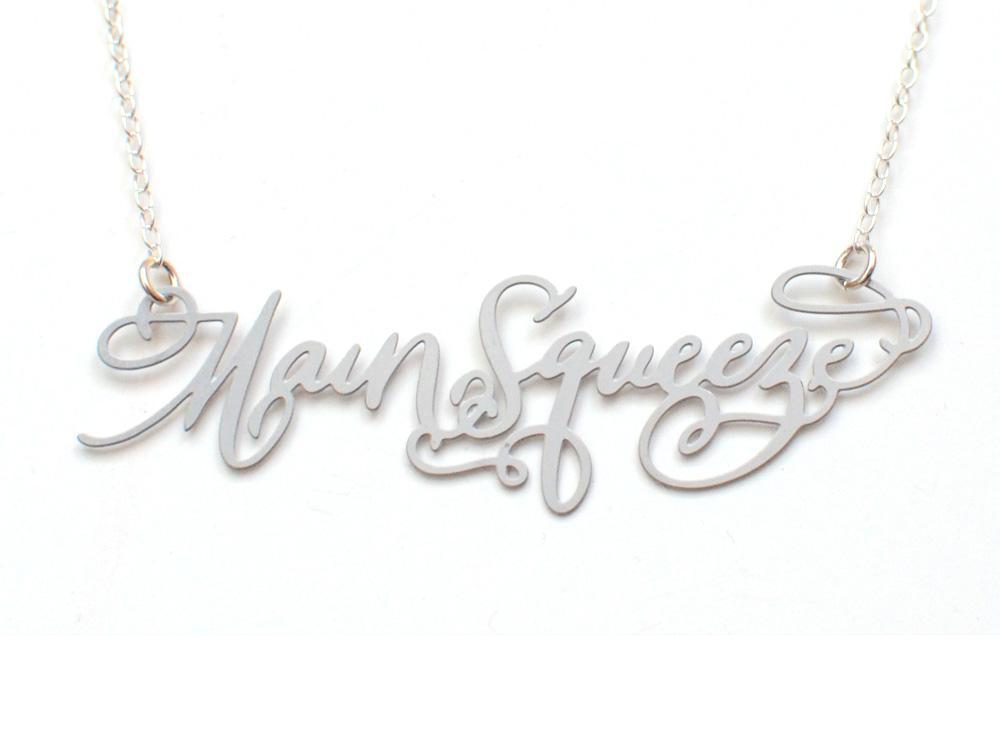 Main Squeeze  - Brevity Jewelry - Made in USA - Affordable gold and silver necklaces