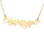 Mississippi State Love Necklace - High Quality, Hand Lettered, Calligraphy State Necklace - Your Favorite State - Available in Gold and Silver - Made in USA - Brevity Jewelry