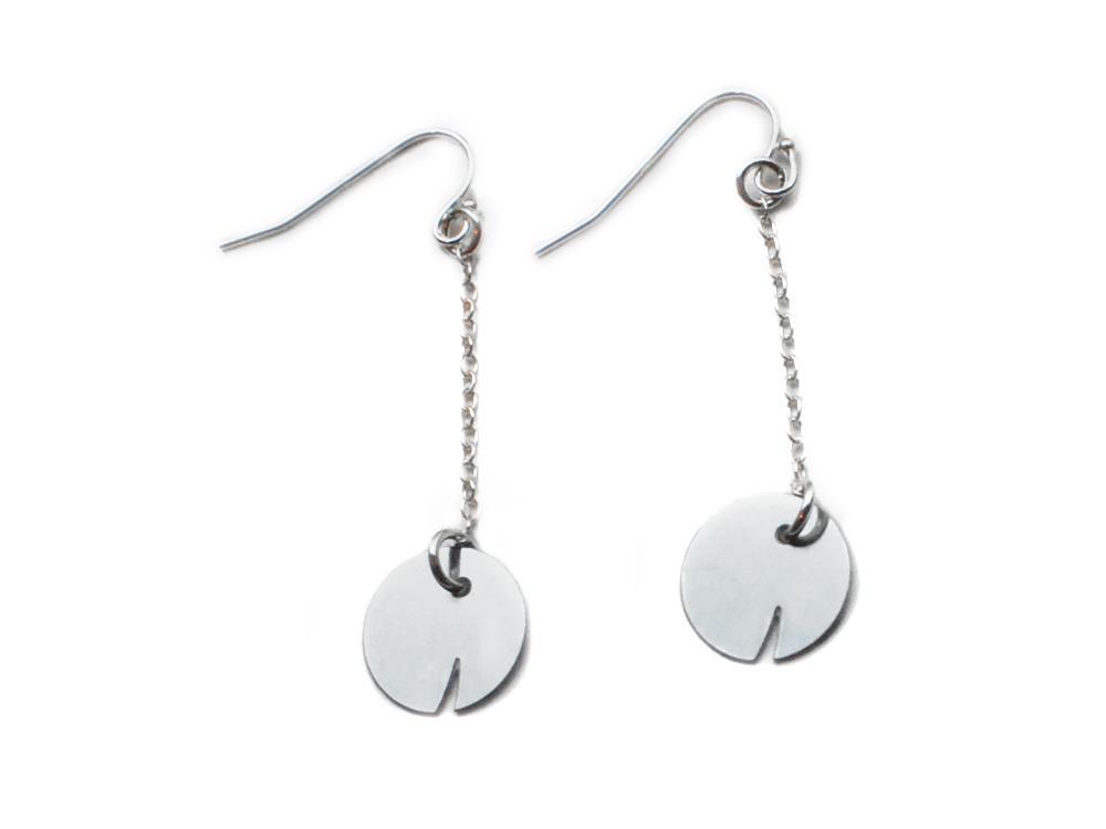 Moon Earrings  - Brevity Jewelry - Made in USA - Affordable gold and silver necklaces