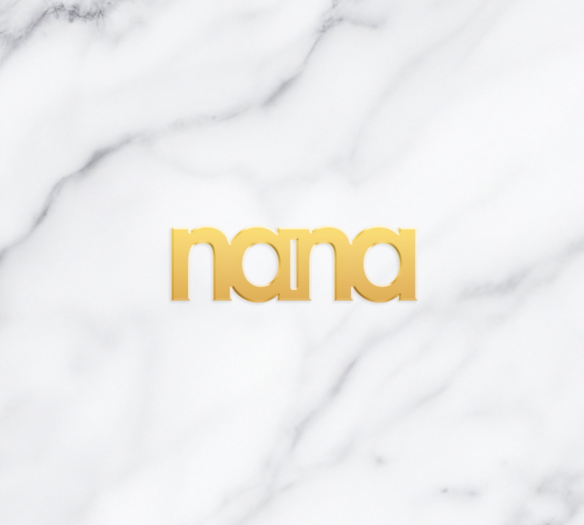 Nana Word Charm - High Quality, Affordable, Individual Charm for a Custom Locket - Available in Gold and Silver - Made in USA - Brevity Jewelry - Gift for Grandma